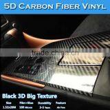CARLIKE CL5201 Guarantee 3-5 Years High Glossy Black 5D Carbon Fiber Vinyl Sticker thumbnail-2