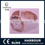 2015 Lastest Sapphire Glass Stainless Steel Case Stone Set Japan Quartz Dress Watch for Women 5ATM thumbnail-2