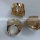 925 Sterling Silver Jewelry Wholesale 18K Gold Jewelry Plated From Sterling Silver Ring Imi Rutilated Quartz Bridge Cut Gemstone thumbnail-4