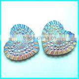 Flatback AB Rhinestone ,16mm-25mm Heart Sewing Beads ,Jewelry Finding Gems