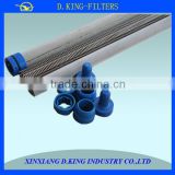 sintered mesh micron candle strainer for oil filtration
