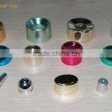 Screw on Plated Cap for Cosmetic Tubes