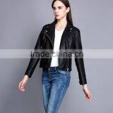 PU Leather Jackets Women 2016 Winter thumbnail-3