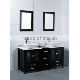 60" Floor-Mounted Double Sink Bathroom Vanity Cabinet