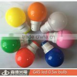 smd2835-g45-0.5w led bulb / muti-colors decorative bulb