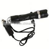 1174 New Multi Function Zoomable Police Torch Aluminum Flashlight With Window Breaking Head thumbnail-2