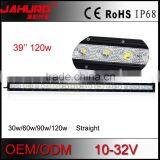 120w 39" Led Truck Light Bar Flood/Spot/Combo 12V 24V Offroad Marine Single Row Straight LED Light Bar