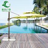 Outdoor Pool Parasol Rome Umbrella 350cm Double Top Patio Side Umbrella thumbnail-1