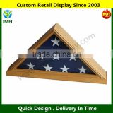 Flag Display Case for 5' X 9.5' flag- Glass Front, Solid Wood YM1-825                        
                                                Quality Choice