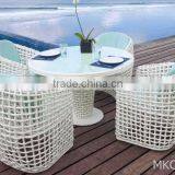 Synthetic Rattan Dining Set Aluminium Frame -Wicker Dining Set