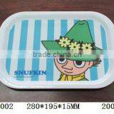 Melamine Nice Quality Printing Plastic Tray thumbnail-1