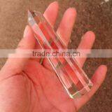 8sides Clear Quartz Rock Crystal Healing Single Point Wands thumbnail-1