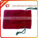 Customized Logo Wholesale colorful Eco-Friendly Velvet pouch / velvet jewelry pouch / velvet bag for Golf tools Gift Jewelry
