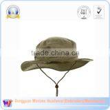 Microfibre Plain Bucket Hat Wholesale Blank Bucket Hat+string thumbnail-1