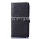 Hot Selling Ultra Thin Lichee PU Leather Case Wallet Folio Flip Cover for Samsung GALAXY Note 4 thumbnail-3