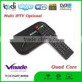 DVB S2 Android TV Box+DVB-S2 Satellite TV Receiver S2 DVB S2 Amlogic S805 Quad Core 1GB/8GB Wifi