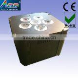 Hot Rgbwa+uv 6in1 Battery Powered Wireless Dmx512 Super Bright 6pcs Led Panel Bar Light Box