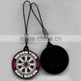 OEM Rubber Mobile Phone Screen Cleaner,2d Pvc Phone Cleaner, Mobile Phone Charm