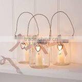 Wholesale Eco Friendly White Glass Candle Holder for Decoration thumbnail-2