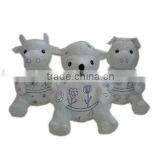 Cow, Goat, Pig (plush Toys,tyvek Toy, Stuffing Toy , Toys for Painting ,toy Animal,animal Series, Diy Toy) thumbnail-1