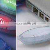 Promo Crystal USB with colorful light, plastic usb pen drive, usb key, usb stick, can custom logo