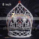 Fashion New Rainbow Design Diamond Pageant Crown thumbnail-1