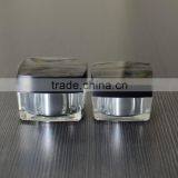 China Supplier Manufacture 15g 30g 50g Square Acrylic Cosmetic Jar thumbnail-3