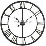 Large Metal Wall Clock for Home Decor