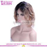 6A Quality Brazilian Virgin Hair Bob Ombre Two Tone Lace Front Wig thumbnail-4