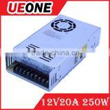 Factory Pirce 250w Single Output Power Supply Smps S-250-12