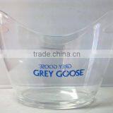 Clear Transparent Acrylic Grey Goose Ice Bucket thumbnail-1