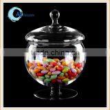 Mini Glass Candy Jar, Bulb Shaped Glass Jar thumbnail-1