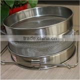 2016 New Year Promotion! Stainless Steel double-layer honey strainer/honey filter/honey sieves for Apiculture