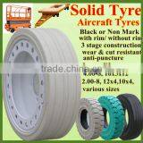 Well-reputed Chinese 16x5x12 Flat Proof Aircraft Solid Tyres With Good Price thumbnail-1