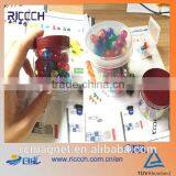 High Quality Acrylic Strong Transparent Magnet Push Pin N35 Customized Office Magnets/memo Magnets thumbnail-1