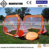 Two 6x4 Ft. Pop up Foldable Soccer Goals, Portable W/carry Case, Durable Pass Goal Football Pair. Training Aid