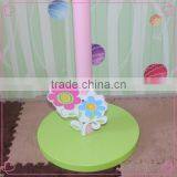 Creative Color Cartoons Children Solid Wood Coat Racks and Lovely Floor Hanging Clothes Bag Coat Rack thumbnail-6