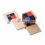 Baby Toy Montessori Algebraic Binomial Cube Early Childhood Education Preschool Training Math Kids Toys