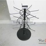 Jewelry Display Stand Rotating Revolving 3 Tier Metal Earring Display Stand