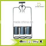 2015 Hot Selling Wall Mount Wine Rack Holds 3 Bottles thumbnail-1