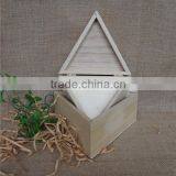 Triangle Natural Cheap Wooden Christmas Gift Box thumbnail-4