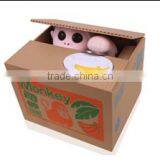 Coin Bank Money Box Plastic Electronic Cute Coin Saving Stealing Dog thumbnail-3
