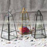 One Face Opening / Cube Terrarium / Indoor Mini Modern Planter / Handmade / For Airplant Vintage Glass Terrarium Box thumbnail-4