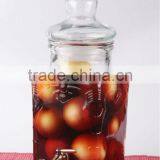 Transparent Square Glass Dispenser thumbnail-1