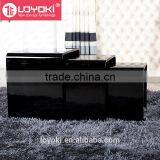 New Design High Gloss Set of 3 Nest Table MDF Wood Side Table Living Room Coffee Table thumbnail-5