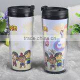Customized Plastic Coffee Cups Mugs With Lid thumbnail-5