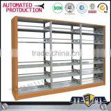 Factory Best Price Library Furniture Metal Book Shelf /wooden Book Shelf in Bookcase thumbnail-1