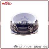 Round Shaped OEM Logo Designer Personalized Melamine Cat Bowl Without Rubber Ring thumbnail-3