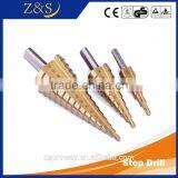 High Quality HSS Titanium Coated Twist Drill Step Drill Bit Made in China thumbnail-1