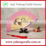 Accept Custom Personalized Bamboo Crafts Hand Held Fan thumbnail-2